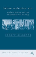 Cover: Before Modernism Was - Palgrave Macmillan