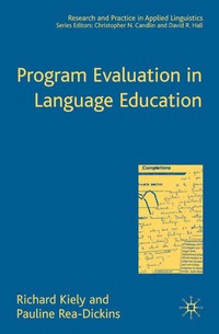 Enlarge image Cover: Program Evaluation in Language Education - Palgrave Macmillan