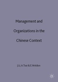 Cover: Management and Organizations in the Chinese Context - Palgrave Macmillan