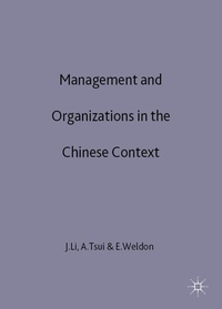 Enlarge image Cover: Management and Organizations in the Chinese Context - Palgrave Macmillan