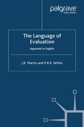 Cover: The Language of Evaluation - Palgrave Macmillan