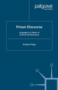 Cover: Prison Discourse - Palgrave Macmillan