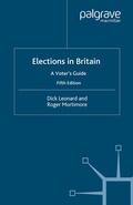 Cover: Elections in Britain - Palgrave Macmillan