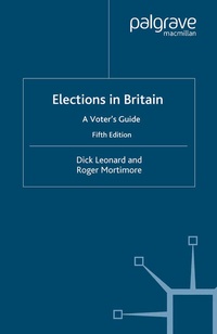Abbildung von: Elections in Britain - Palgrave Macmillan