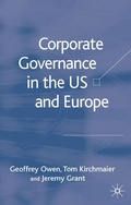Cover: Corporate Governance in the US and Europe - Palgrave Macmillan