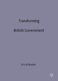 Cover: Transforming British Government: Changing Roles and Relationships Volume 2 - Palgrave Macmillan