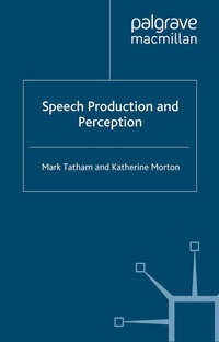 Abbildung von: Speech Production and Perception - Palgrave Macmillan
