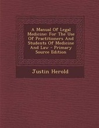 Abbildung von: A Manual of Legal Medicine - Nabu Press
