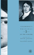Cover: Coleridge's Writings: On the Sublime - Palgrave Macmillan