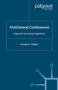 Cover: Multilateral Conferences - Palgrave Macmillan