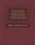 Cover: The Birds of South Africa - Nabu Press