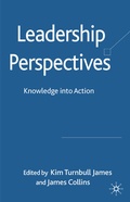 Cover: Leadership Perspectives - Palgrave Macmillan