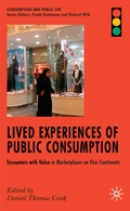 Cover: Lived Experiences of Public Consumption - Palgrave Macmillan