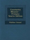 Cover: Constantin Meunier - Nabu Press