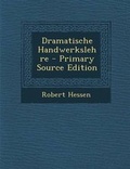Cover: Dramatische Handwerkslehre - Nabu Press
