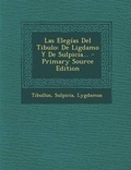 Cover: Las Elegias Del Tibulo - Nabu Press