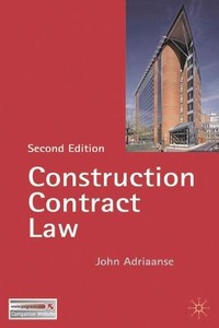Abbildung von: Construction Contract Law - Palgrave Macmillan