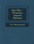 Cover: Das Ohr - Nabu Press