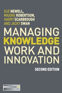 Enlarge image Cover: Managing Knowledge Work and Innovation - Red Globe Press