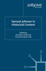 Cover: Samuel Johnson in Historical Context - Palgrave Macmillan