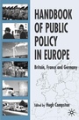 Cover: Handbook of Public Policy in Europe - Palgrave Macmillan