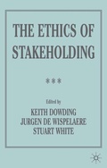 Cover: The Ethics of Stakeholding - Palgrave Macmillan