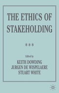 Cover: The Ethics of Stakeholding - Palgrave Macmillan