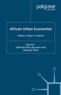 Cover: African Urban Economies - Palgrave Macmillan
