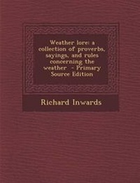 Abbildung von: Weather Lore - Nabu Press