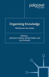 Enlarge image Cover: Organising Knowledge - Palgrave Macmillan