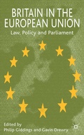 Cover: Britain in the European Union - Palgrave Macmillan