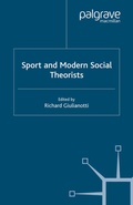 Cover: Sport and Modern Social Theorists - Palgrave Macmillan