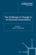 Cover: The Challenge of Change in EU Business Associations - Palgrave Macmillan