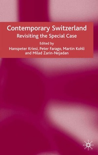 Enlarge image Cover: Contemporary Switzerland - Palgrave Macmillan