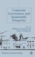 Cover: Corporate Governance and Sustainable Prosperity - Palgrave Macmillan