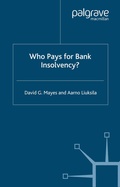 Cover: Who Pays for Bank Insolvency? - Palgrave Macmillan