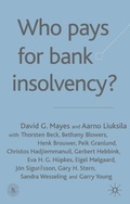 Cover: Who Pays for Bank Insolvency? - Palgrave Macmillan