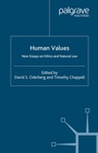 Cover: Human Values - Palgrave Macmillan