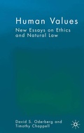 Cover: Human Values - Palgrave Macmillan