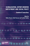 Cover: Globalization, Export Orientated Employment and Social Policy - Palgrave Macmillan
