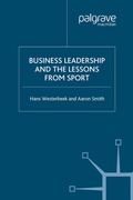 Cover: Business Leadership and the Lessons from Sport - Palgrave Macmillan