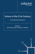 Cover: Unions in the 21st Century - Palgrave Macmillan