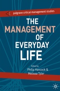 Cover: The Management of Everyday Life - Red Globe Press