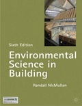 Cover: Environmental Science in Building - Palgrave Macmillan