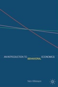 Cover: An Introduction to Behavioral Economics - Palgrave Macmillan