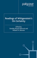 Cover: Readings of Wittgenstein's On Certainty - Palgrave Macmillan