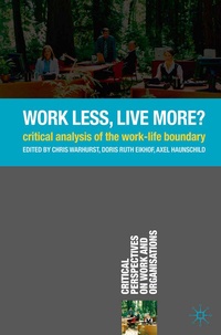 Enlarge image Cover: Work Less, Live More? - Red Globe Press
