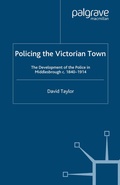 Cover: Policing the Victorian Town - Palgrave Macmillan