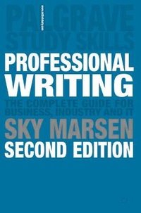 Enlarge image Cover: Professional Writing - Palgrave Macmillan