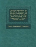 Cover: William Shakespere, of Stratford-On-Avon - Nabu Press